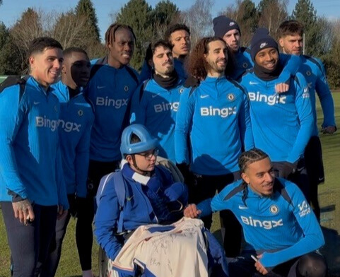 Andy’s patient receives once in a lifetime Make-A-Wish UK experience