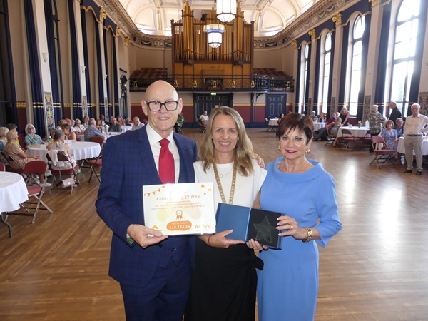 Special thank you to two "true hospice ambassadors"