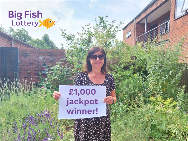 Big Fish Lottery player "amazed" to win top prize