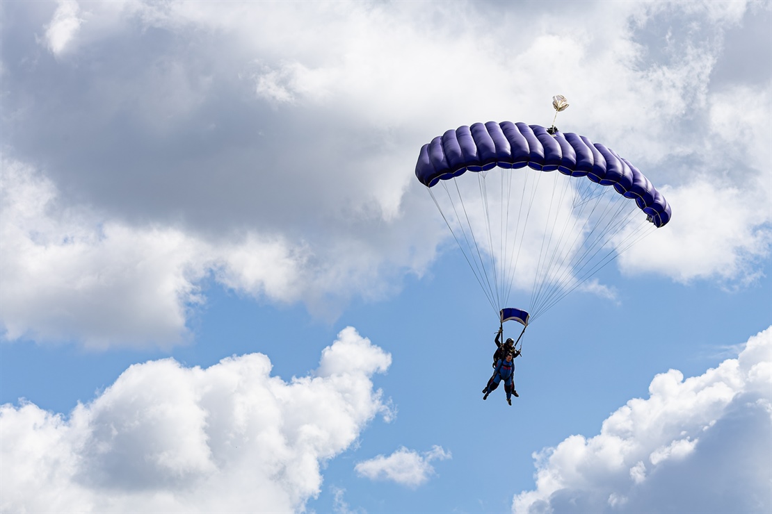 Stepmum takes on a 15,000ft jump in memory of stepdaughter